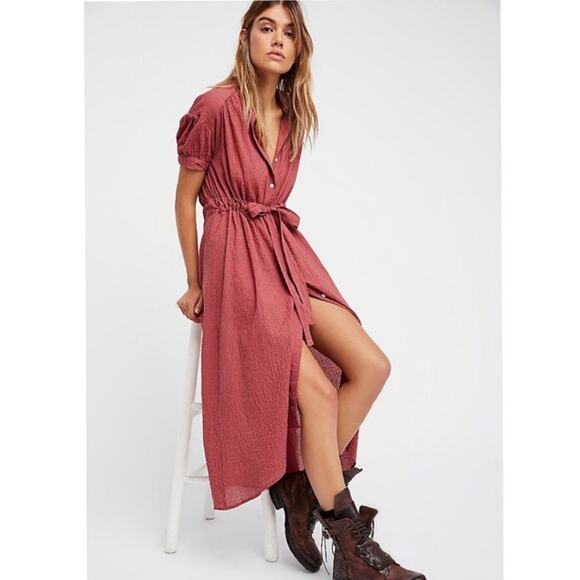 Free People Retro Romance Gingham Dress Size Small - Picture 1 of 6